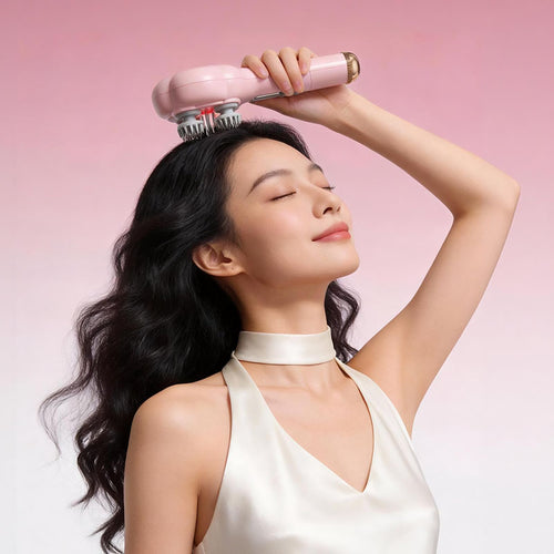 Cat Paw Air Cushion Massage Comb, Portable Kneading Hair Brush with Cleaning Function, Practical Gift